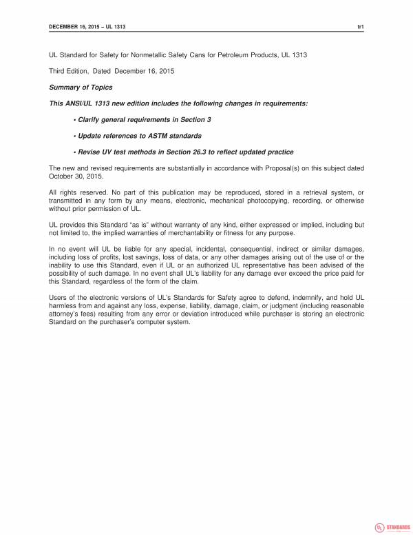 UL 1313 PDF UL 1313 PDF